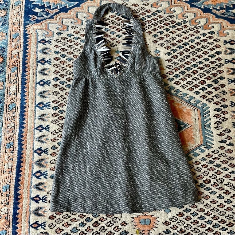 Anna Sui Target Gossip Girl Gray Tweed Dress